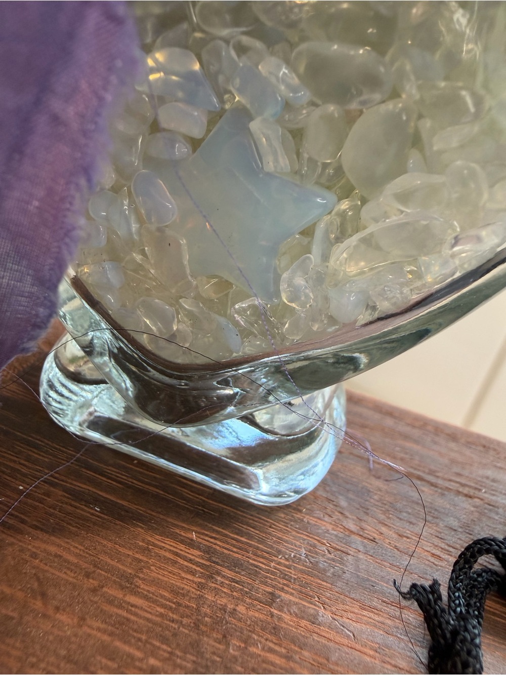BEYOND THE HORIZON • Opalite & Black Moonstone Intention Jar - Picture 4 of 7